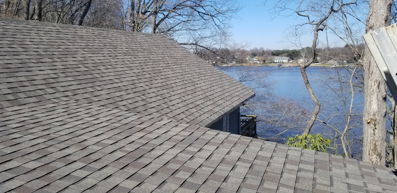 Architectural Shingle Roof Installation – Waterfront Residential Property